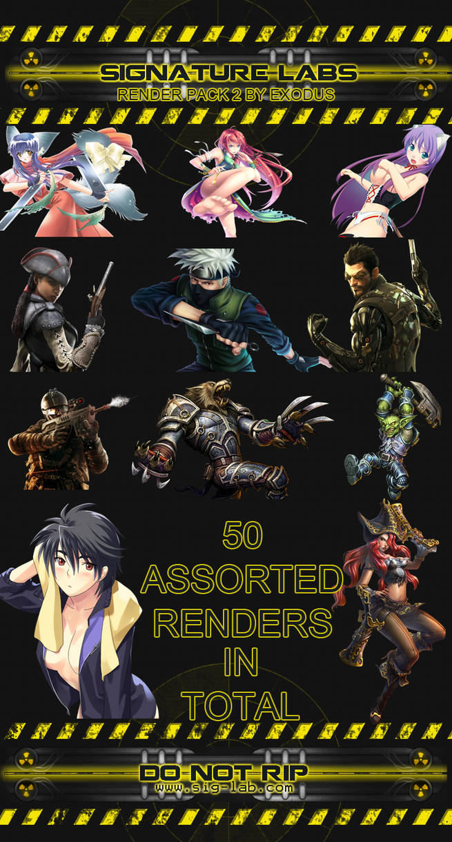Render pack 2 by Exodus by Beastbomb on DeviantArt