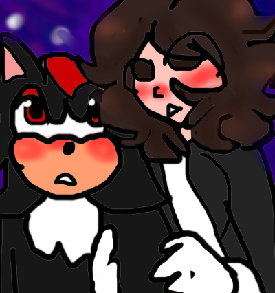 Me X Shadow Watching The Stars Redraw by number1papyrusfan on DeviantArt