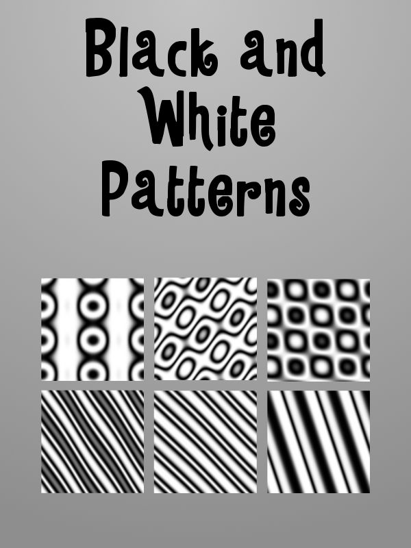 Black and white GIMP Patterns by AngelsFallFar on DeviantArt