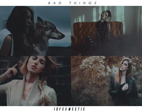 Bad Things |PSD#2 by idfcsweetie on DeviantArt
