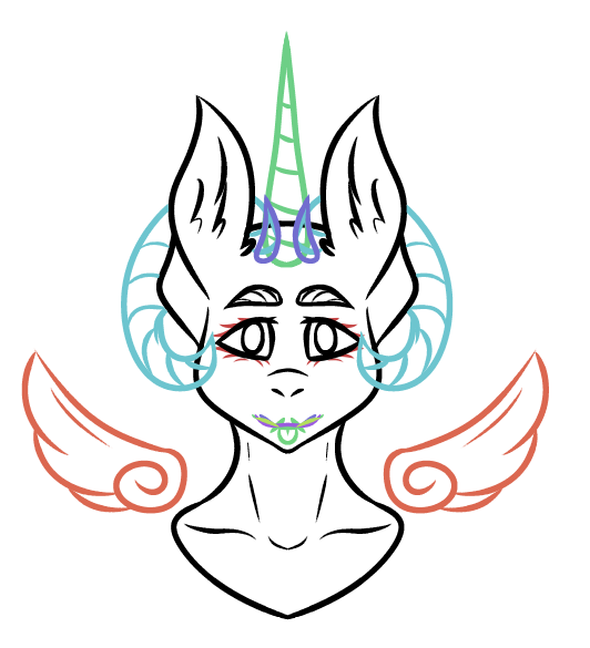 Mlp headshot base [FTU] by Cyber-Dem0n on DeviantArt