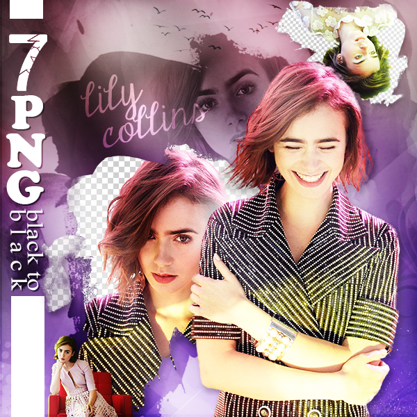 PNG Pack (162) Lily Collins