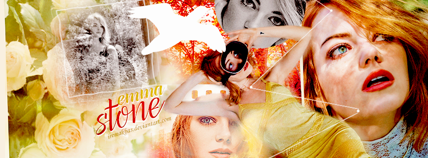 Emma Stone Cover #PSD