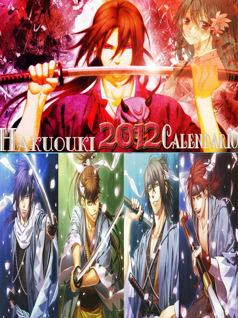 Calendar 2012 Hakuouki by MisakiAmour on DeviantArt