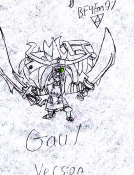 Gaul the ape king uncolored