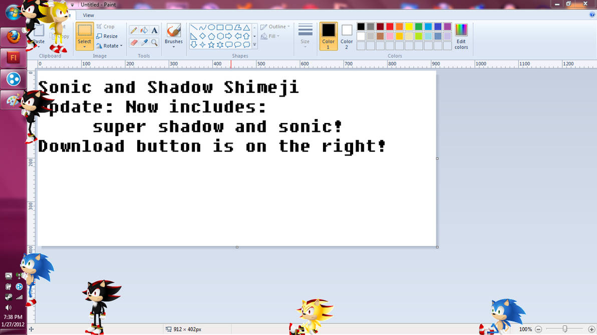 UPDATED Sonic + Shadow Shimeji Desktop Mascots by Gtrav on DeviantArt