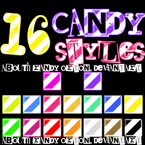 16 Candy Styles For Photoshop by AbouthRandyOrton on DeviantArt