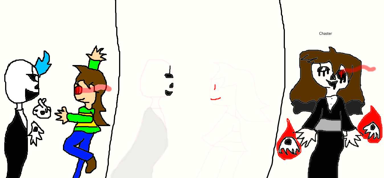 Gaster and Chara Fuse?! by katnisslu on DeviantArt