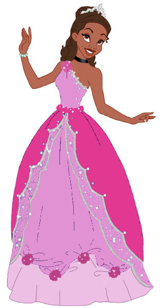 tiana pink dress Tiana's Pink Gown by Glittertiara on DeviantArt