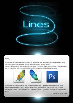 Leuchtende Linien - Tutorial