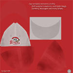 OOTP Baseball Cap Template