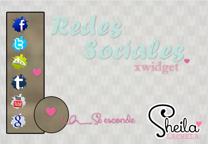 Redes sociales - xwidget