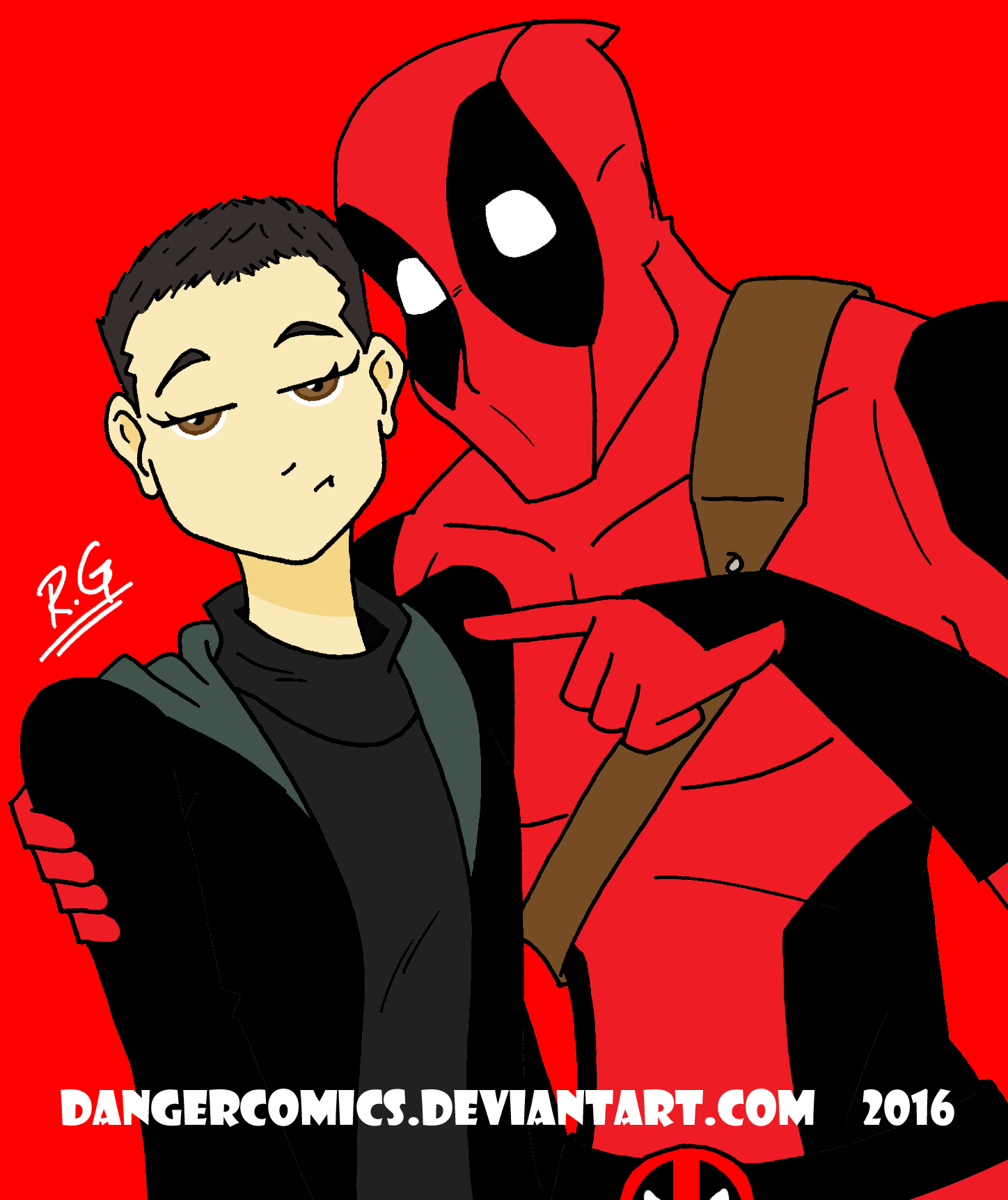 Deadpool and Negasonic Teenage Warhead