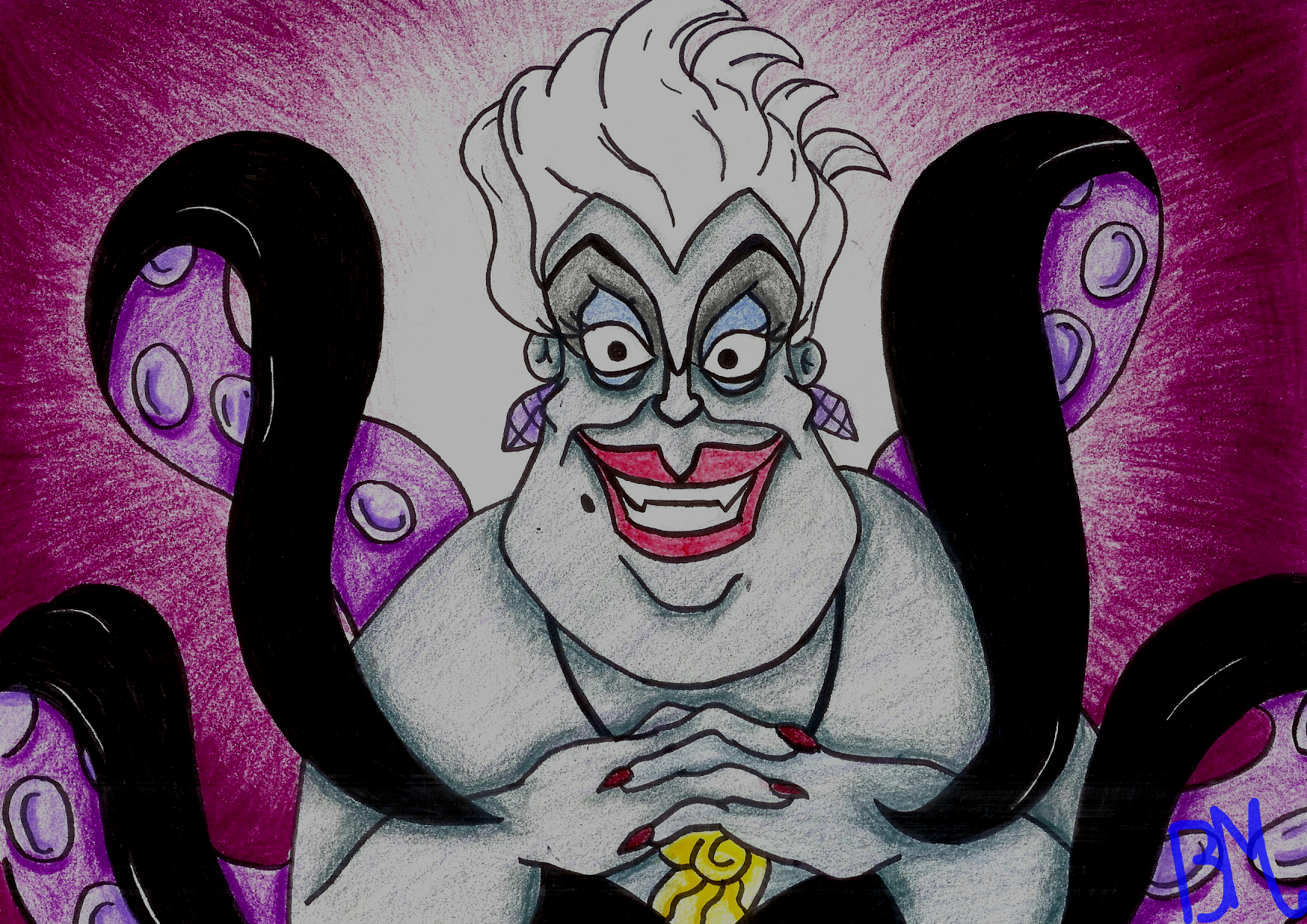 Disney Challenge #15-Ursula by binkaminka on DeviantArt