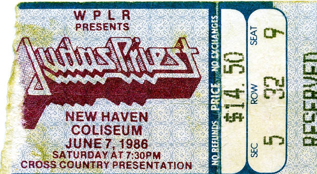 Judas Priest Ticket Stub