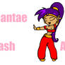 Shantae transforms into a chinese dragon