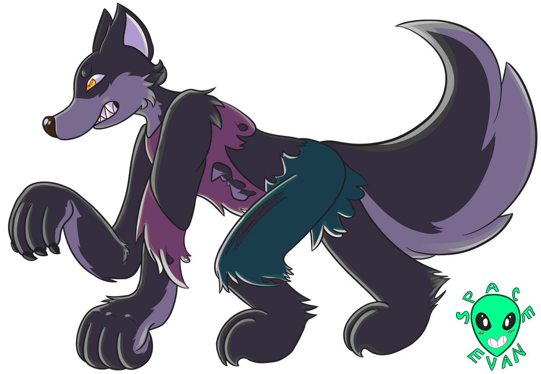 Werewolf Commission by SpaceAceSneevee on DeviantArt