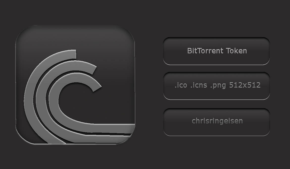BitTorrent Icon :Token Style: by chrisringeisen on DeviantArt