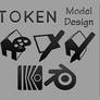 Token 3D Modeling Icons