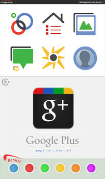 Google+ Icons