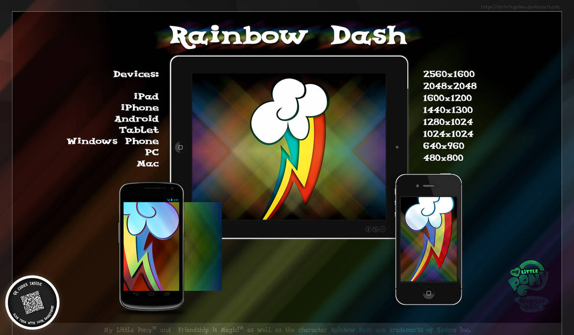 Rainbow Dash FiM Cutie Mark Wallpaper by chrisringeisen on DeviantArt