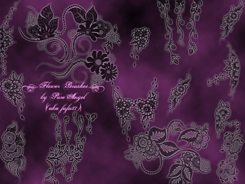 Flower Brushes by fufu87 on DeviantArt