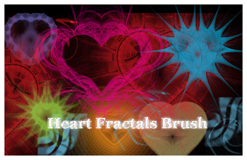 Heart Fractal Brushes