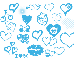 Hearts and Sweets brushes