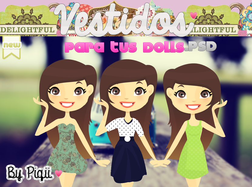 Vestidos .PSD para tus Dolls :)