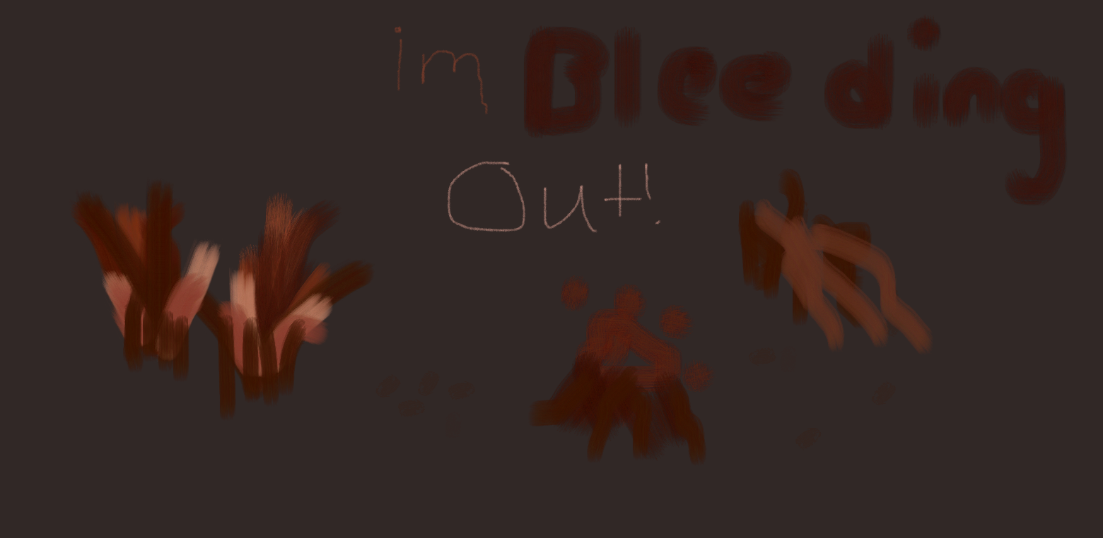Im Bleeding Out Part:1 by FlashTheHusky on DeviantArt