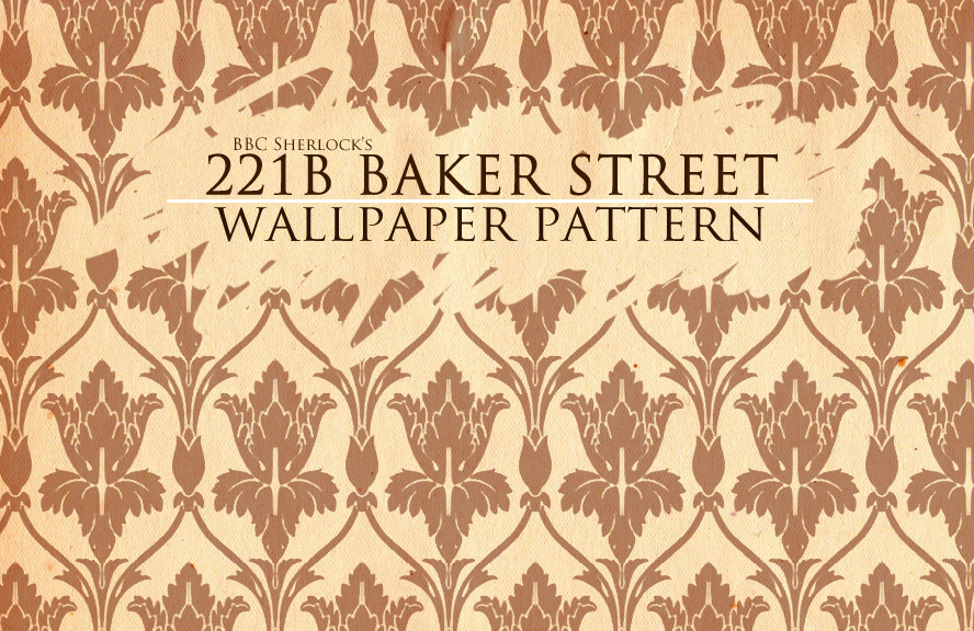 BBC Sherlock wallpaper pattern