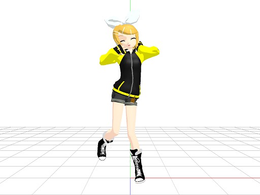 MMD - Kagamine Rin WorkOut Download