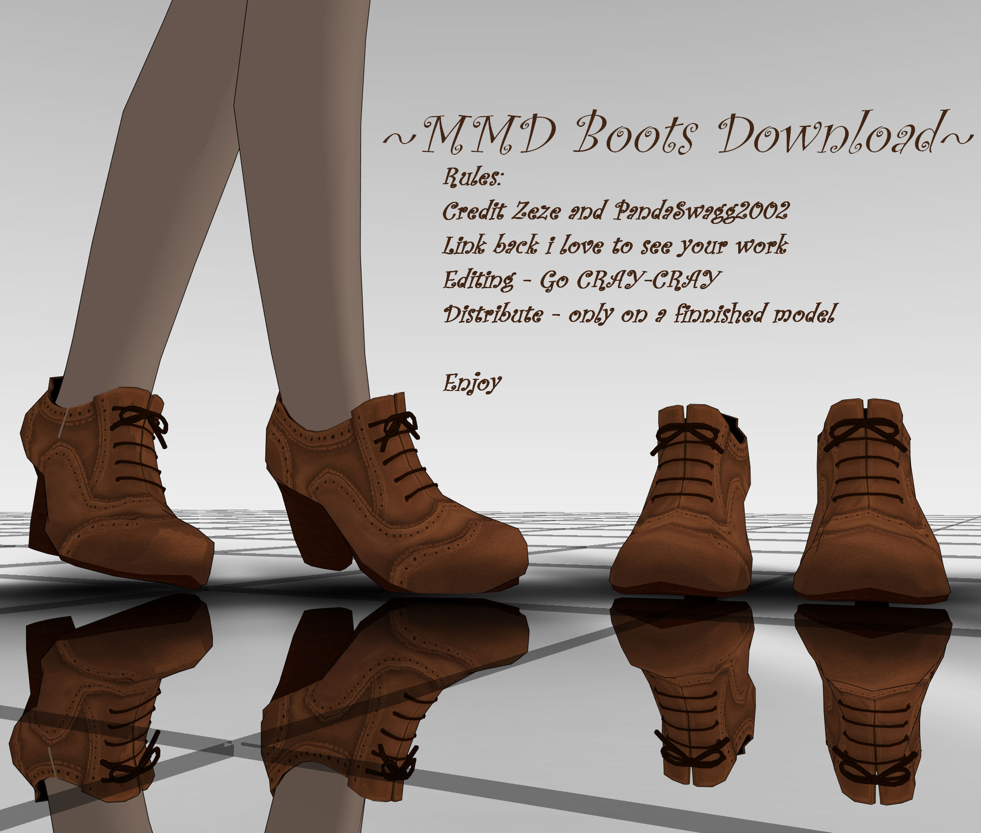 .:MMD - Boots Download:.