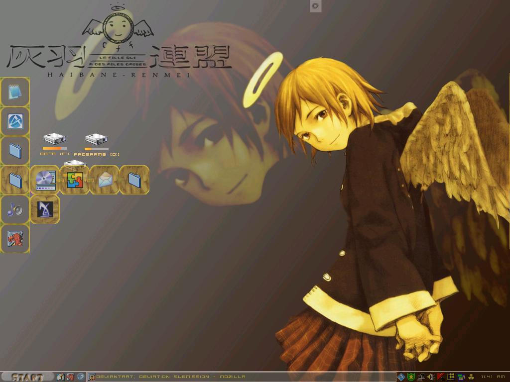 Wallpaper Haibane Renmei Rakka By Ghost Of Gc On Deviantart For Android Free