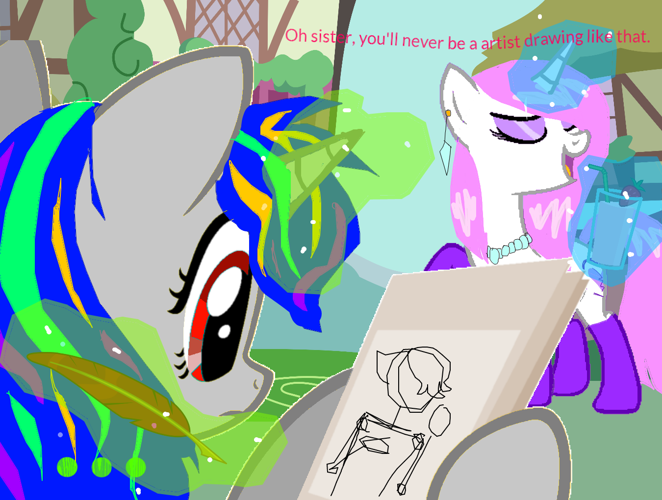 Sisters: Being an Artist PT 1 by gummithestar on DeviantArt