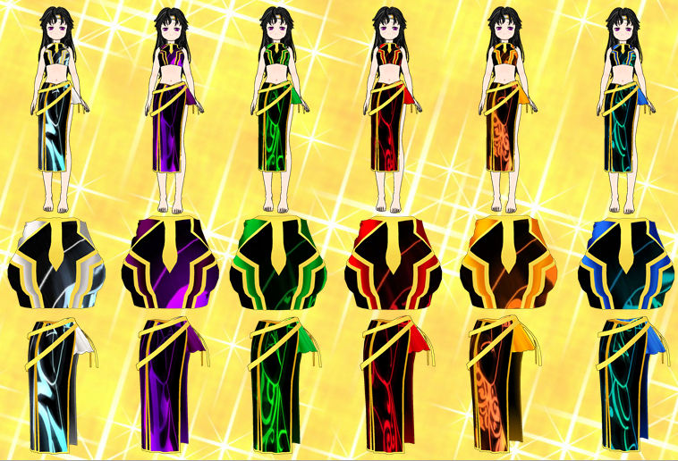 Morgana Dress Split Version Pack by Daiger1975 on DeviantArt