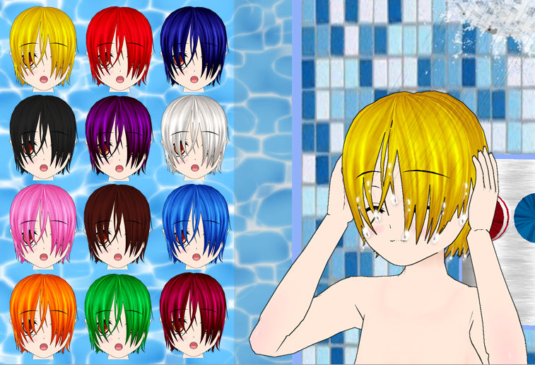 Wet Short Hair pack by Daiger1975 on DeviantArt