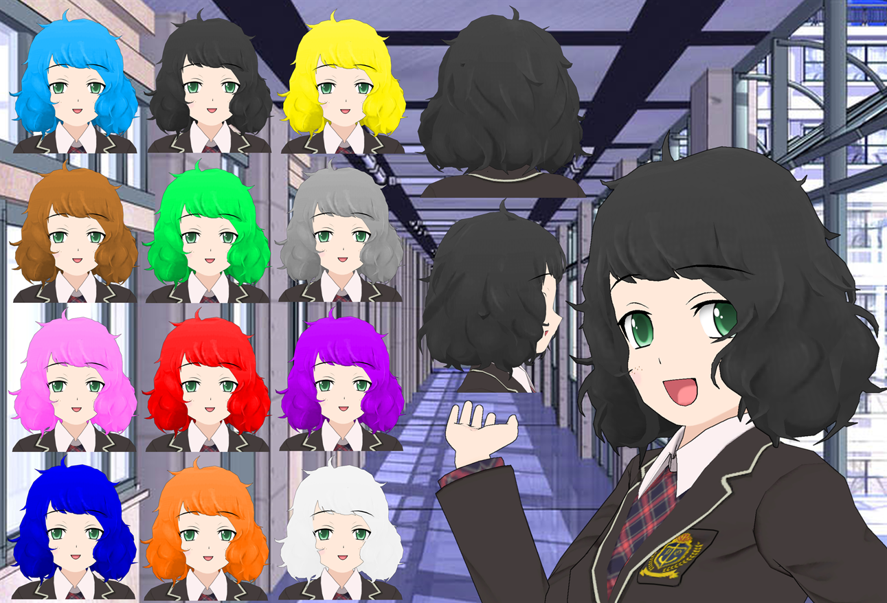 Sadayo Hair pack by Daiger1975 on DeviantArt