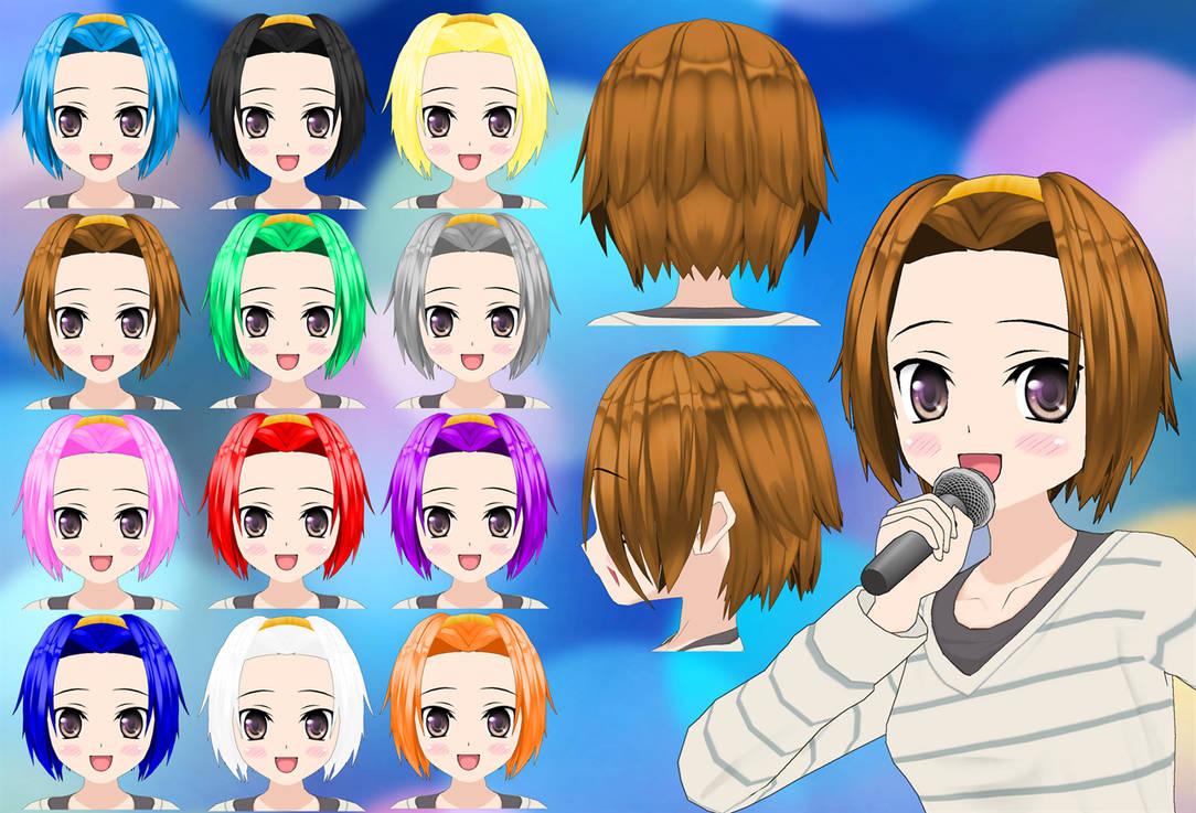 Ritsu Hair pack by Daiger1975 on DeviantArt