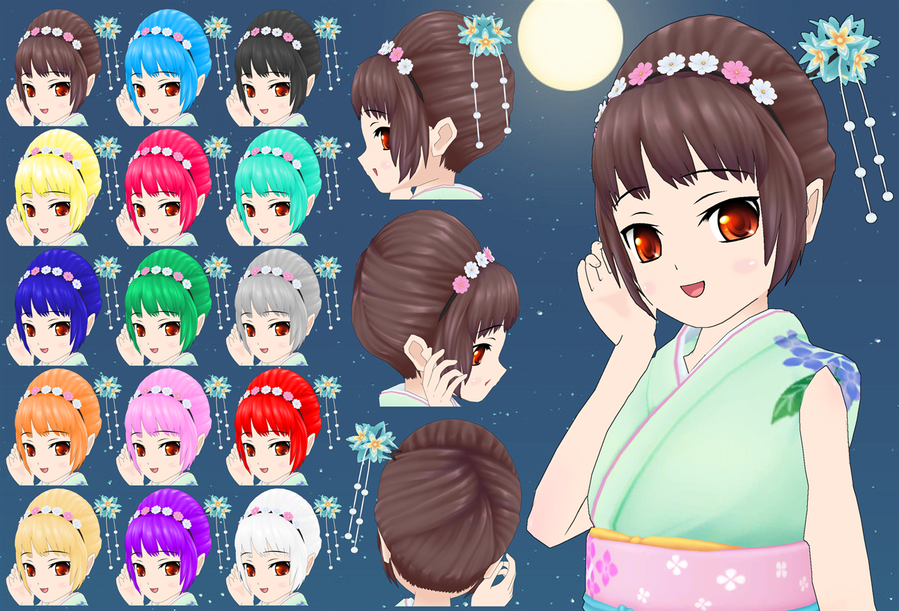 Enka Hair pack by Daiger1975 on DeviantArt
