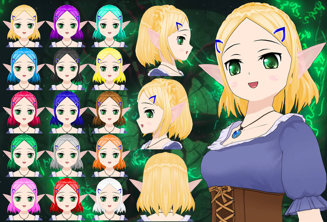 Zelda Short Hair pack by Daiger1975 on DeviantArt