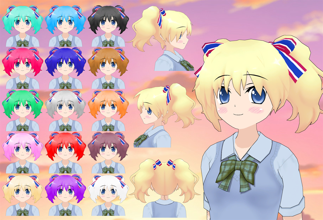Alice Cartelet Hair pack by Daiger1975 on DeviantArt