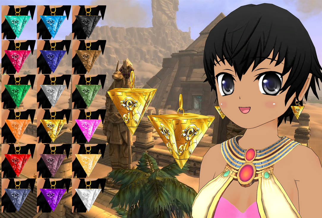 Millennium Puzzle Earrings pack by Daiger1975 on DeviantArt