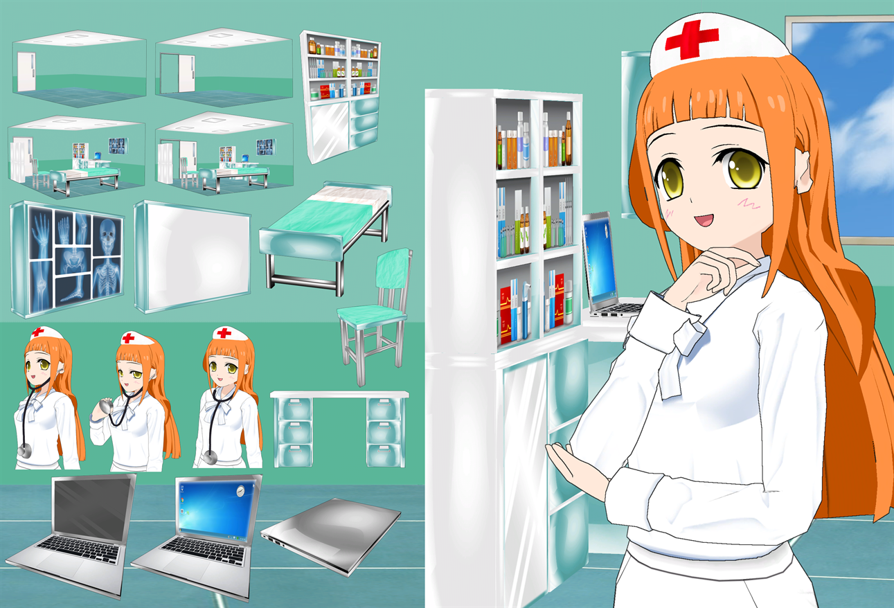 Medical office 3D Stage pack by Daiger1975 on DeviantArt