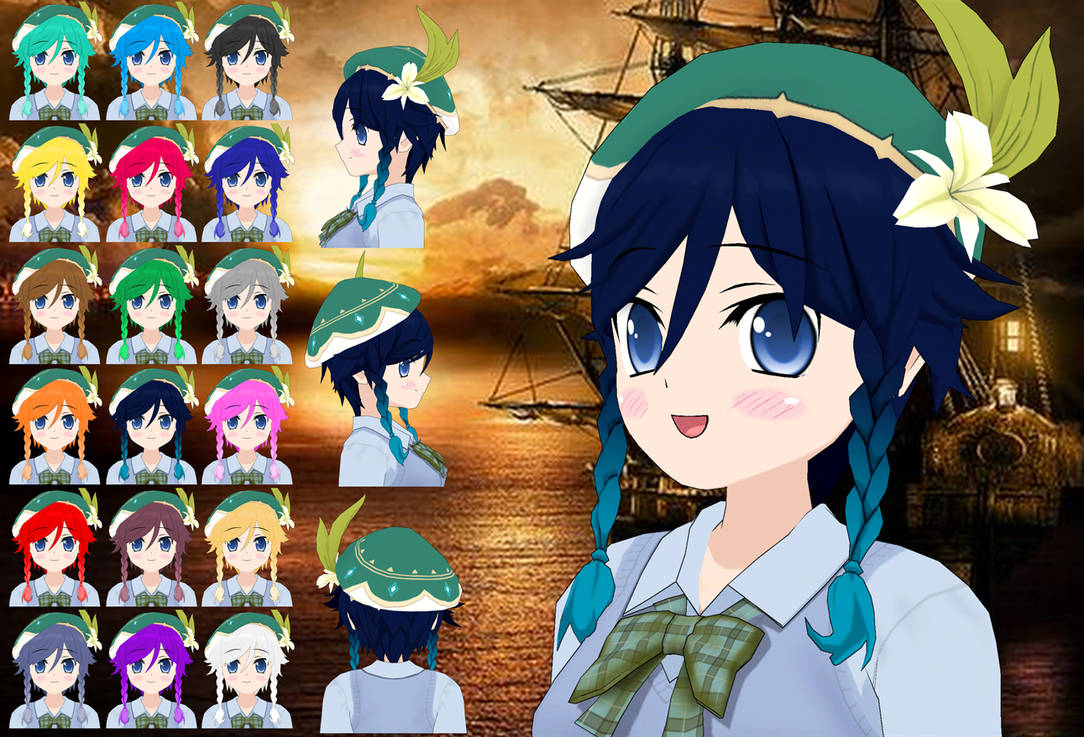 Venti Hair pack by Daiger1975 on DeviantArt