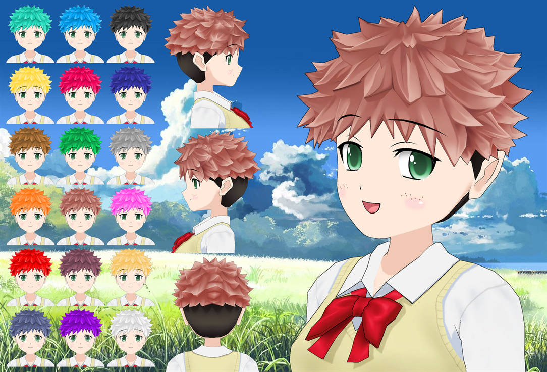 Yuji Itadori Hair pack by Daiger1975 on DeviantArt