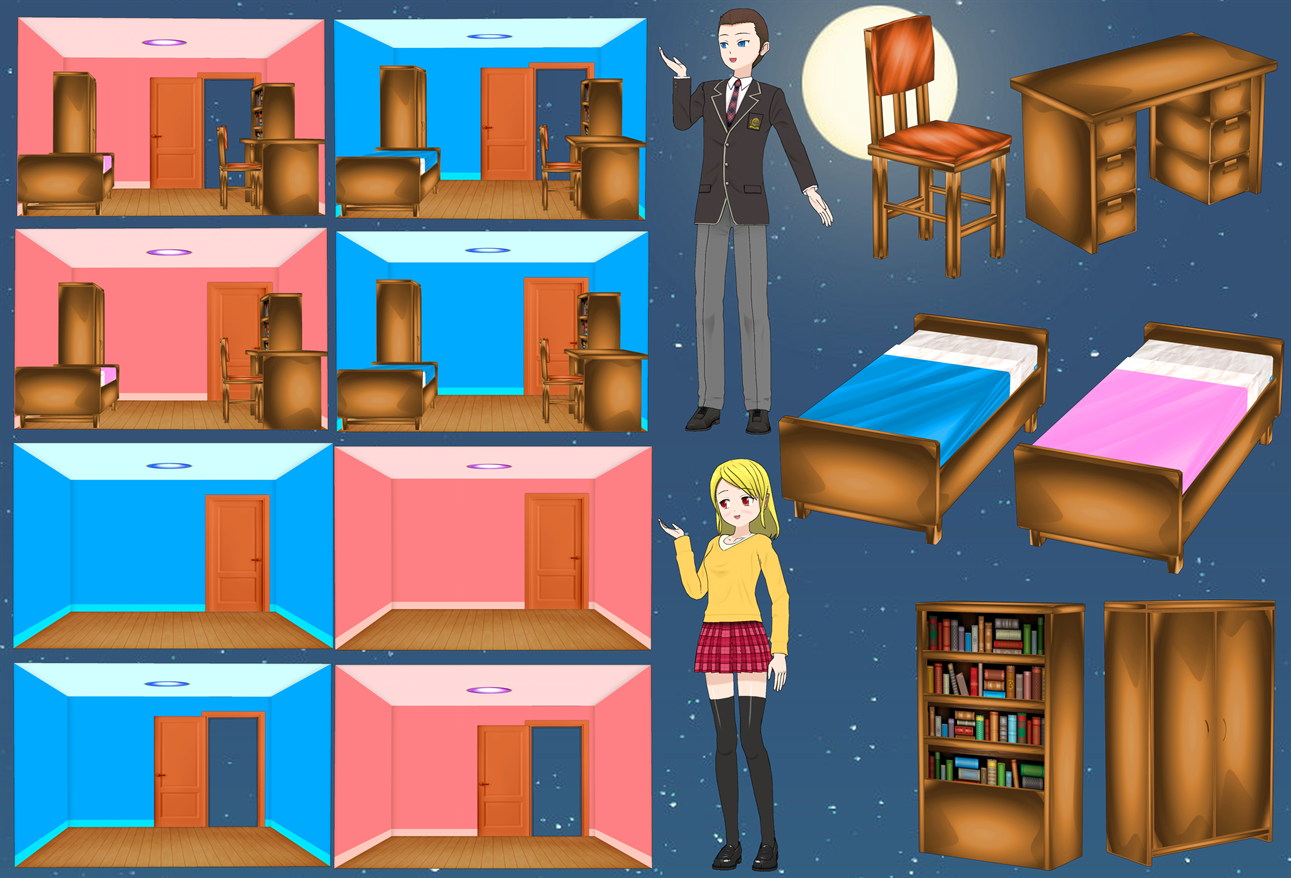 New Bed Room 3D Stage pack by Daiger1975 on DeviantArt