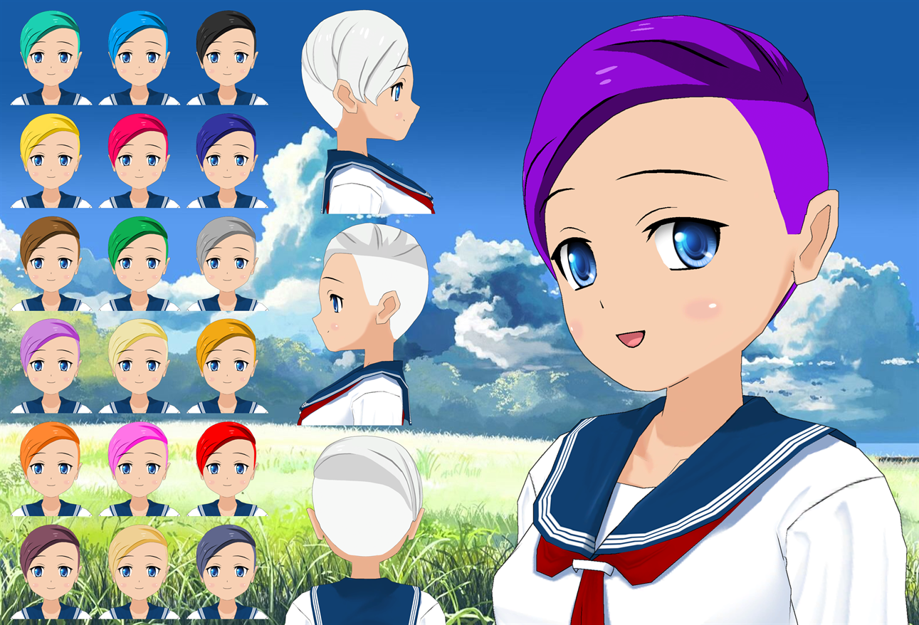 NPC SlickedSide Undercut Hair pack by Daiger1975 on DeviantArt