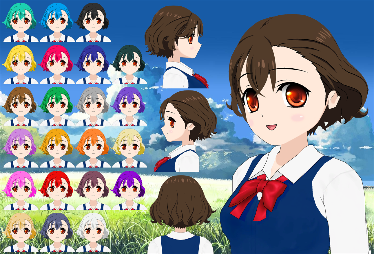 Diane Short Wavy Bob Hair pack by Daiger1975 on DeviantArt