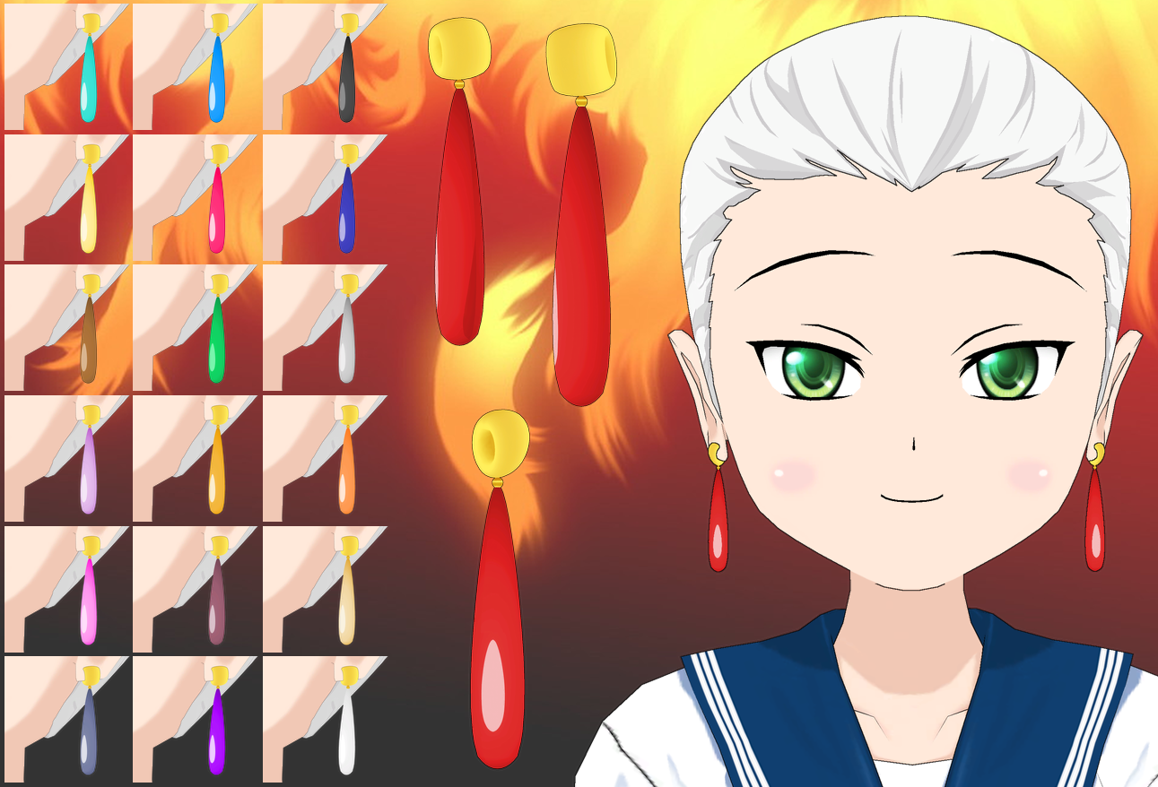 Frieren Custom Earrings pack by Daiger1975 on DeviantArt